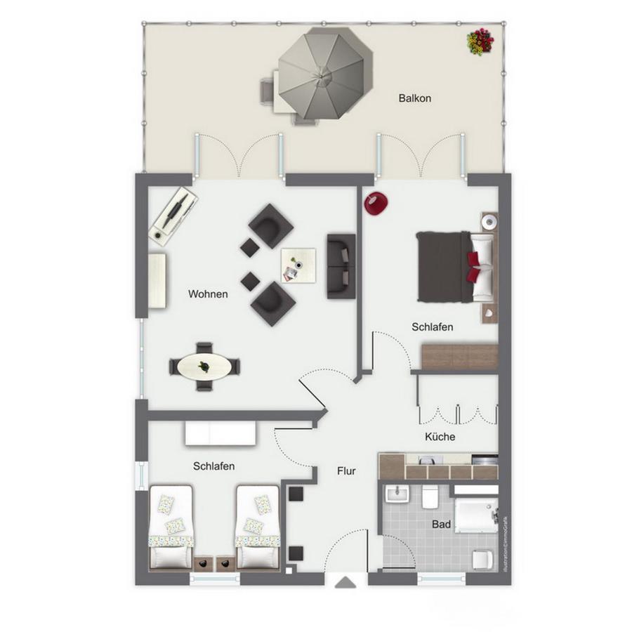 Likedeeler II Wohnung 04 博尔滕哈根 外观 照片